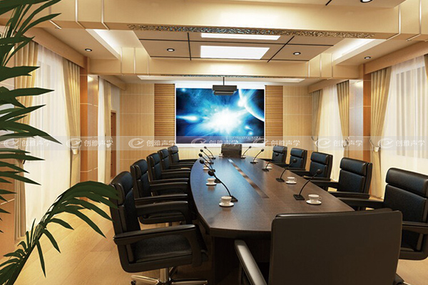 桐庐企业会议室吸音装修工程案例